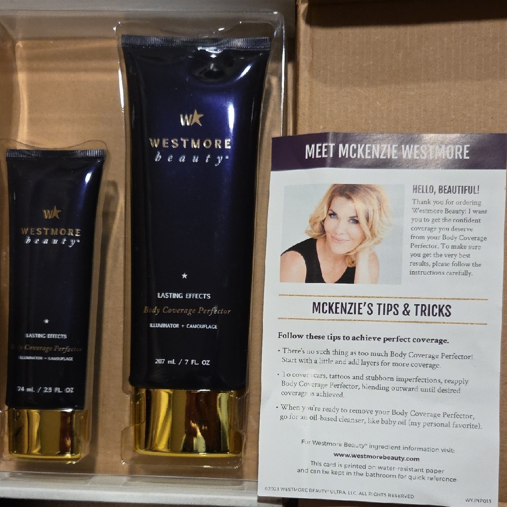 Westmore Beauty Body Coverage Perfector - Black and Gold